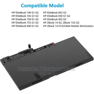 HP Elitebook 850 Battery - With Warranty