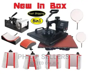 8 in 1 Heat Press Machine Digital Transfer Sublimation T-Shi