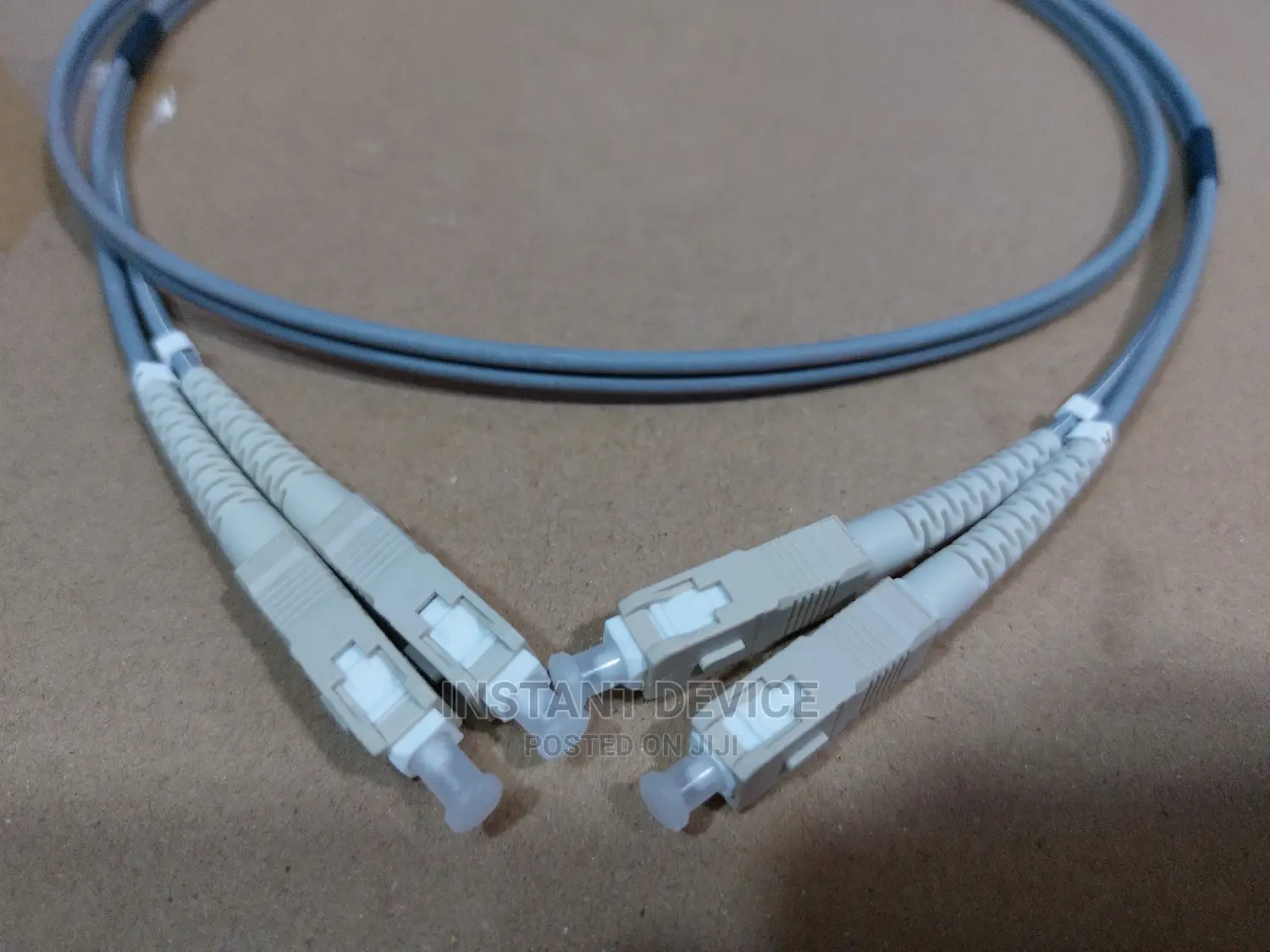 SC-SC Multimode OM2 Duplex Fiber Patch Cord 1M