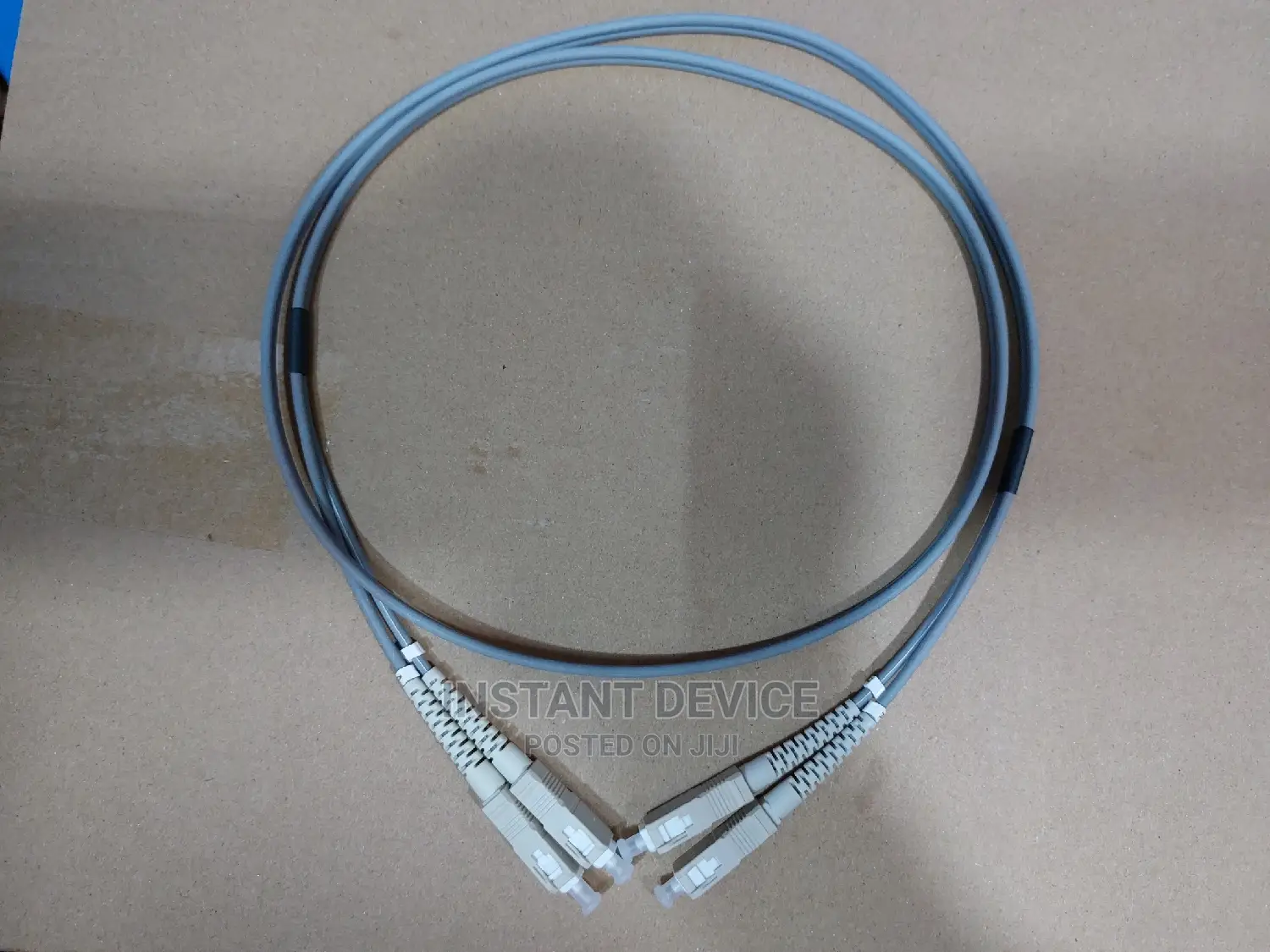 SC-SC Multimode OM2 Duplex Fiber Patch Cord 1M