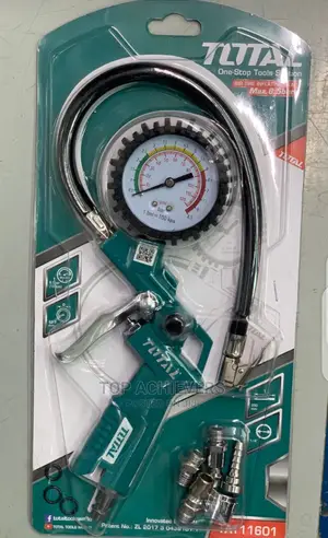 Air Tire Inflator With a Guage