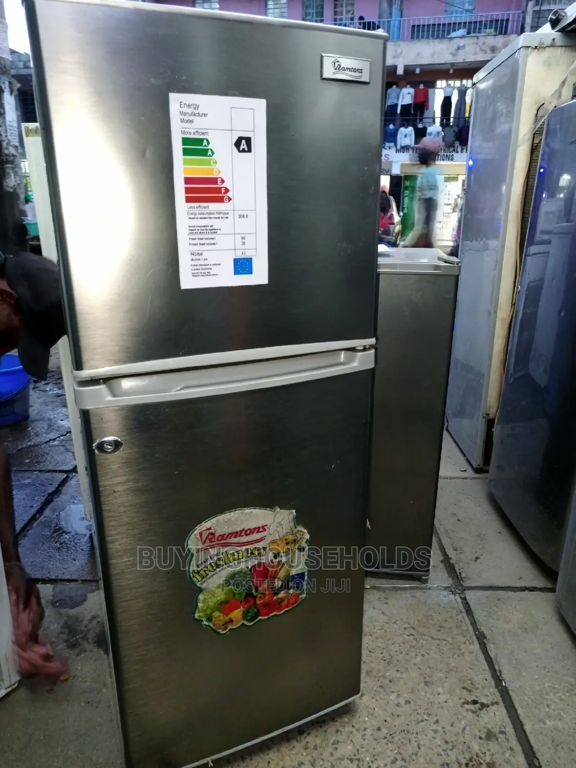 Ramtons 120L Two Door Fridge