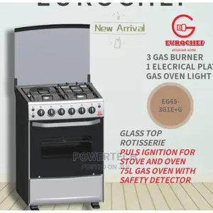 60 by 65 Eurochef 3 Gas +1 Electric Plate + Electric Oven