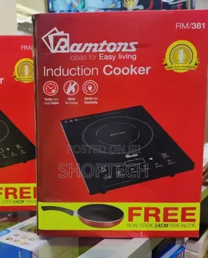 Ramtons Induction Cooker With Pan