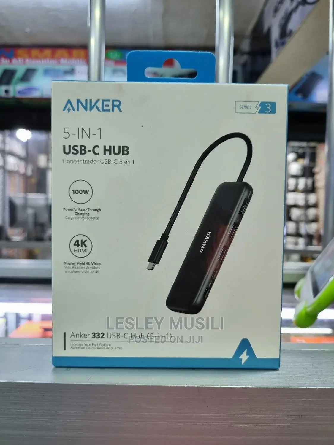 ANKER 332 5 IN 1 USB-C Hub 100W