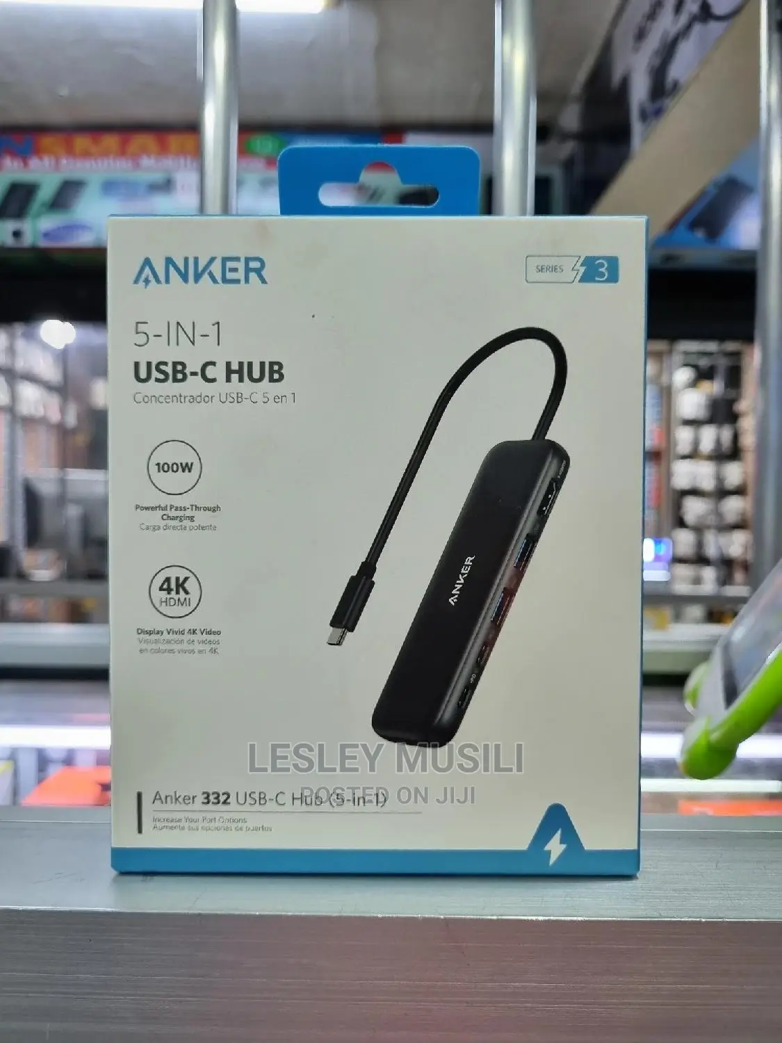 ANKER 332 5 IN 1 USB-C Hub 100W