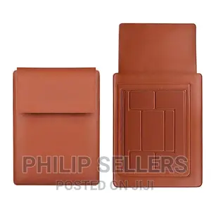 13 14 Inch Pu Leather Laptop Bag Sleeve Case With Stand F