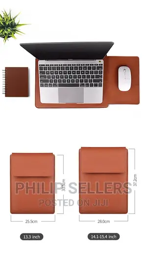 PU Leather Laptop Bag Case Sleeve With Stand Material PU Lea