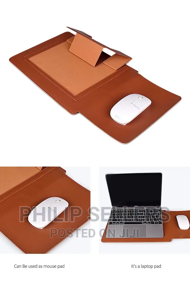 PU Leather Laptop Bag Case Sleeve With Stand Material PU Lea