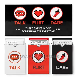 3in1 Couple Game - Talk Flirt Dare