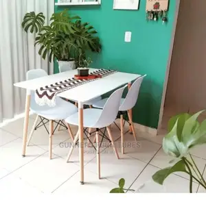 Eames Table and Chairs.
