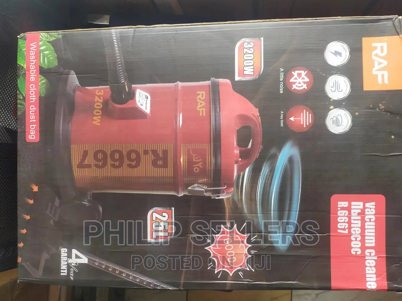 RAF Wet and Dry Canister Vacuum Cleaner