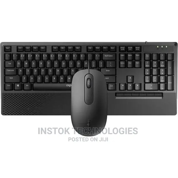 Rapoo Wired Optical Mouse Keyboard Combo - Nx2000