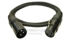 XLR Male to XLR Female Cable 2m