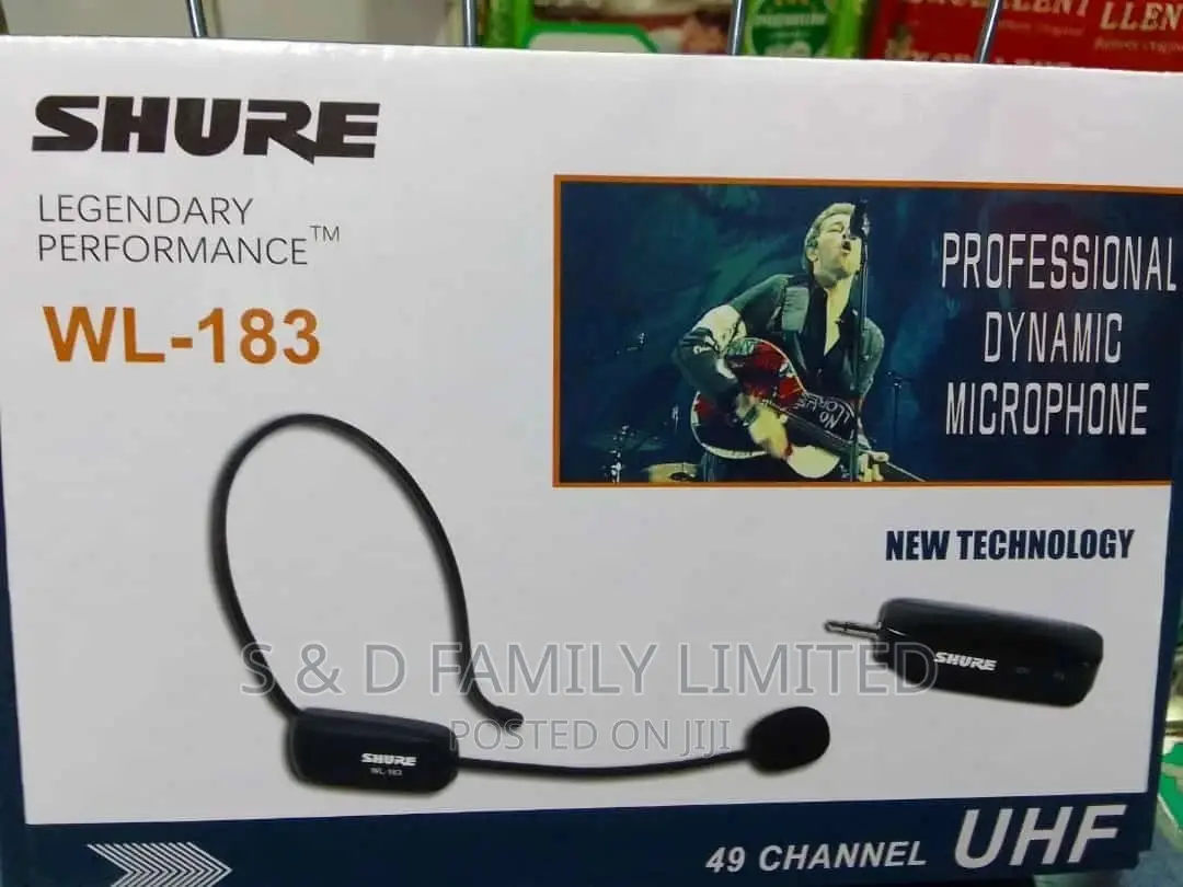 Shure WL 183 Wireless Lapel Microphone