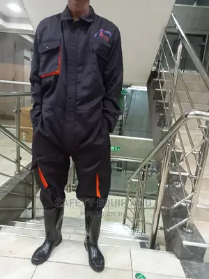 Dark Navy Cargo Overalls