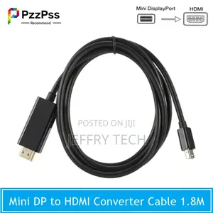 1080P Mini Displayport to HDMI Cable 1.8M HD Thunderbolt 2 M