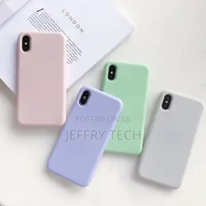 Case on for iPhone X XS MAX XR Soft Silicone Candy Pudding C