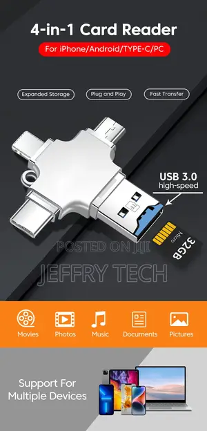 OTG Card Reader USB 3.0 to Type C IOS Micro Adapter TF Memor