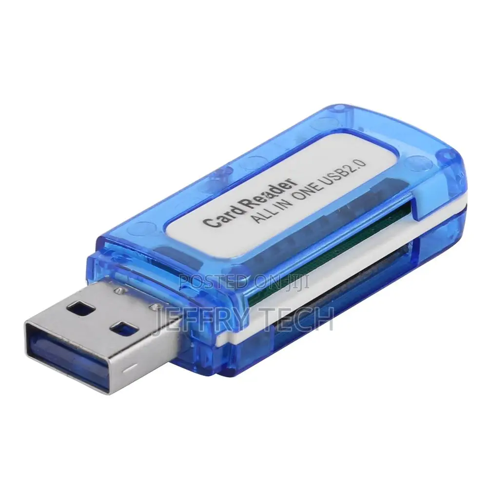 USB Card Reader Portable 4 in 1 Memory Card Reader Multi Car
