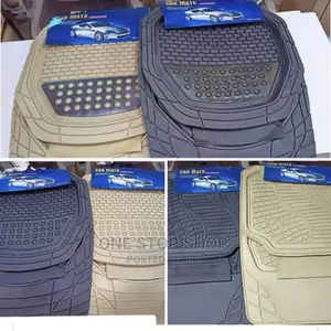 Black,Baije,Grey 5pc Mats Heavy PVC