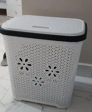 Zena Laundry Basket. 56cm H X 44cm W X 35cm D