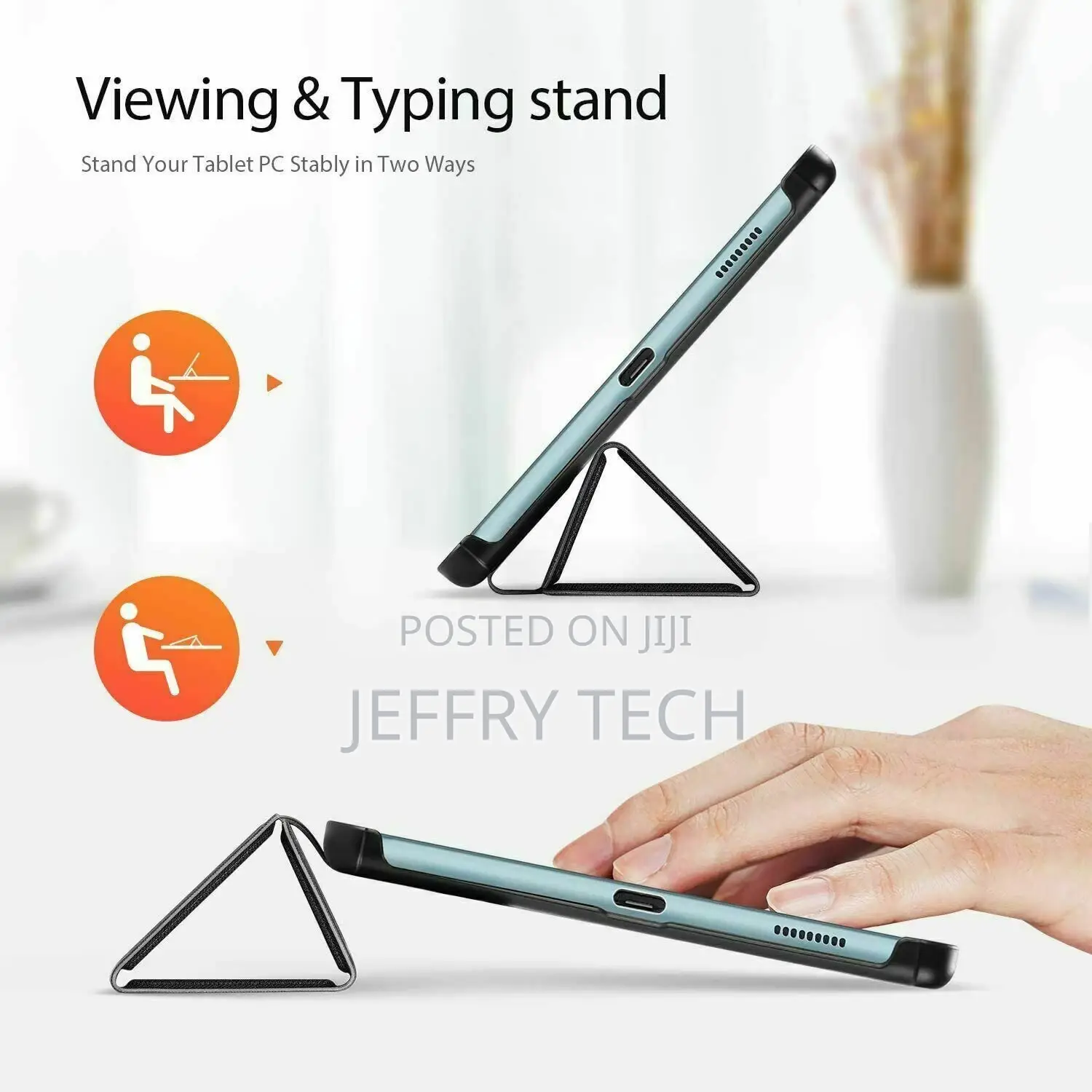 Samsung Galaxy Tab S8 Plus Tablet Smart Leather Stand