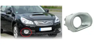 Front Silver Fog Light Cover. For Subaru Outback. Yr2009+