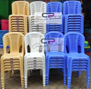 10pcs Adix Armless Plastic Chairs(Bulk)