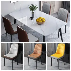 4 Seater Marble Top Dining Table