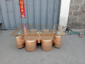 Imported Morden Coffee Table With 4 Stools