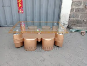 Imported Morden Coffee Table With 4 Stools