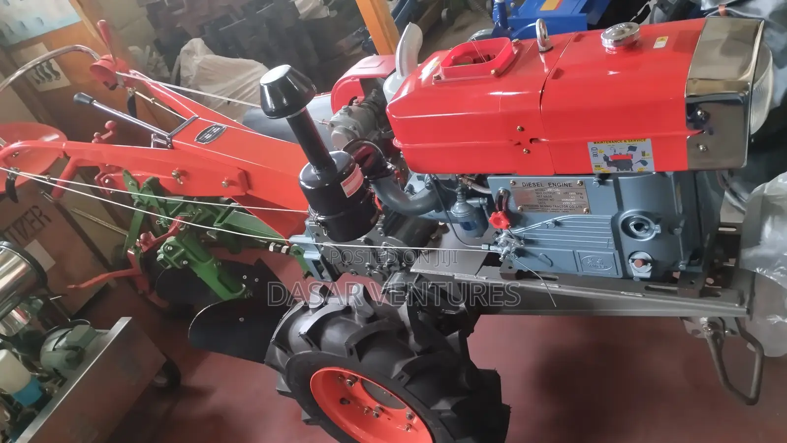 Walking Tractor 18hp Diesel