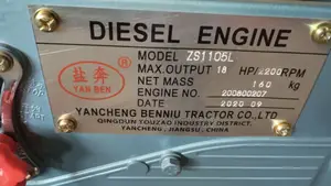 Walking Tractor 18hp Diesel