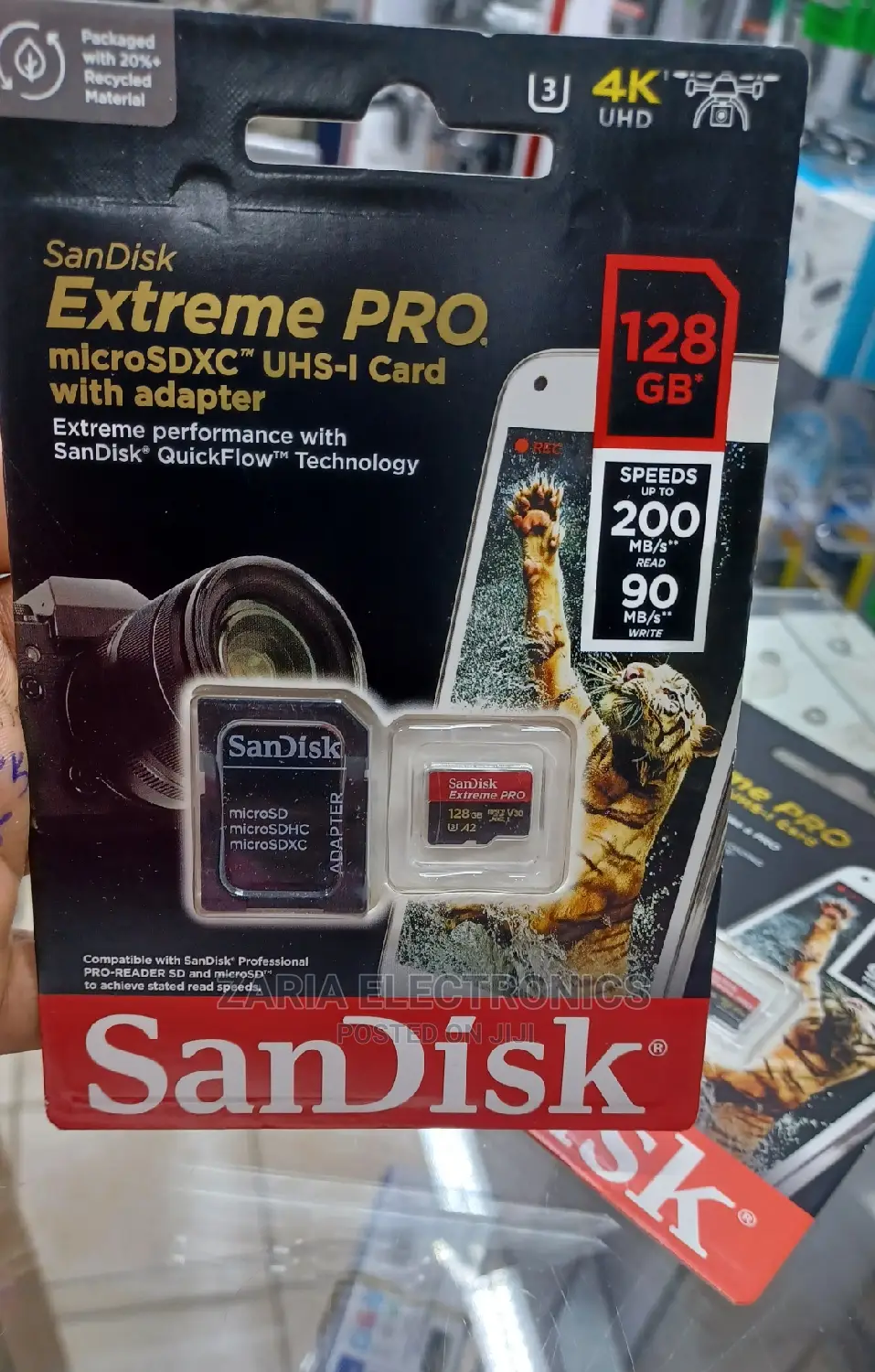 Micro 128gb Extreme Pro /200mbps for Camera and Drones