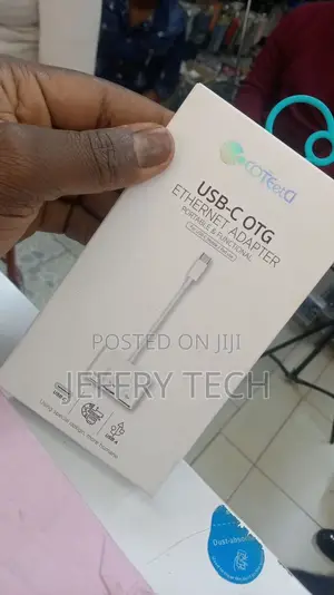 USB Type-C to Ethernet RJ45 OTG PD Charger Adapter