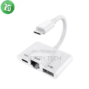 Coteetci USB-C 3in1 OTG Ethernet Adapter