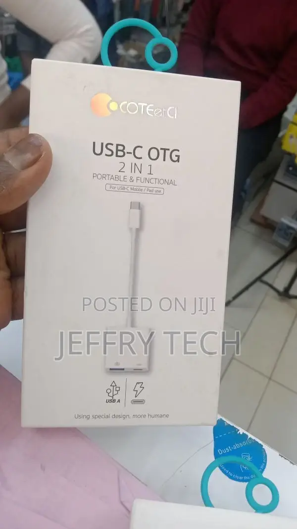 Coteetci USB-C 2-in-1 OTG Adapter