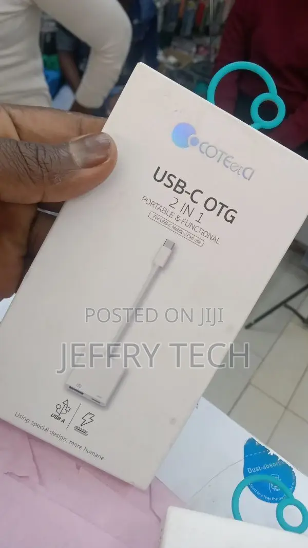 Coteetci USB-C 2-in-1 OTG Adapter