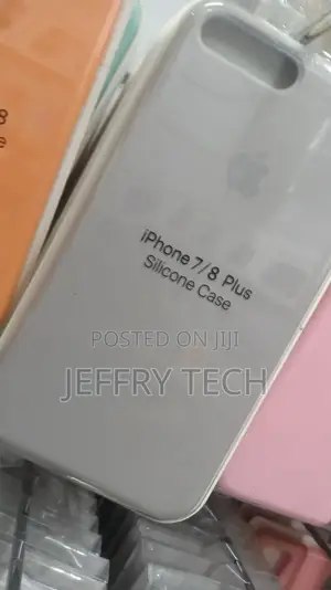 High Quality Silicone Case for iPhone 8 Plus- Grey