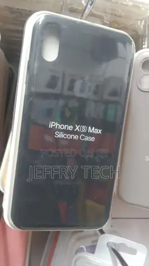 Apple Silicone Case for iPhone XS Max Black