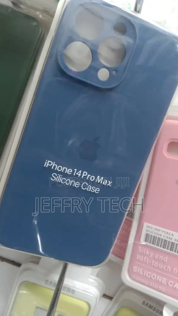 Blue Silicone Case for Apple iPhone 14 Pro Max