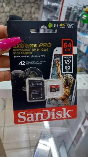 128gb Extreme Pro Sd Card 200mbps/Sandisk