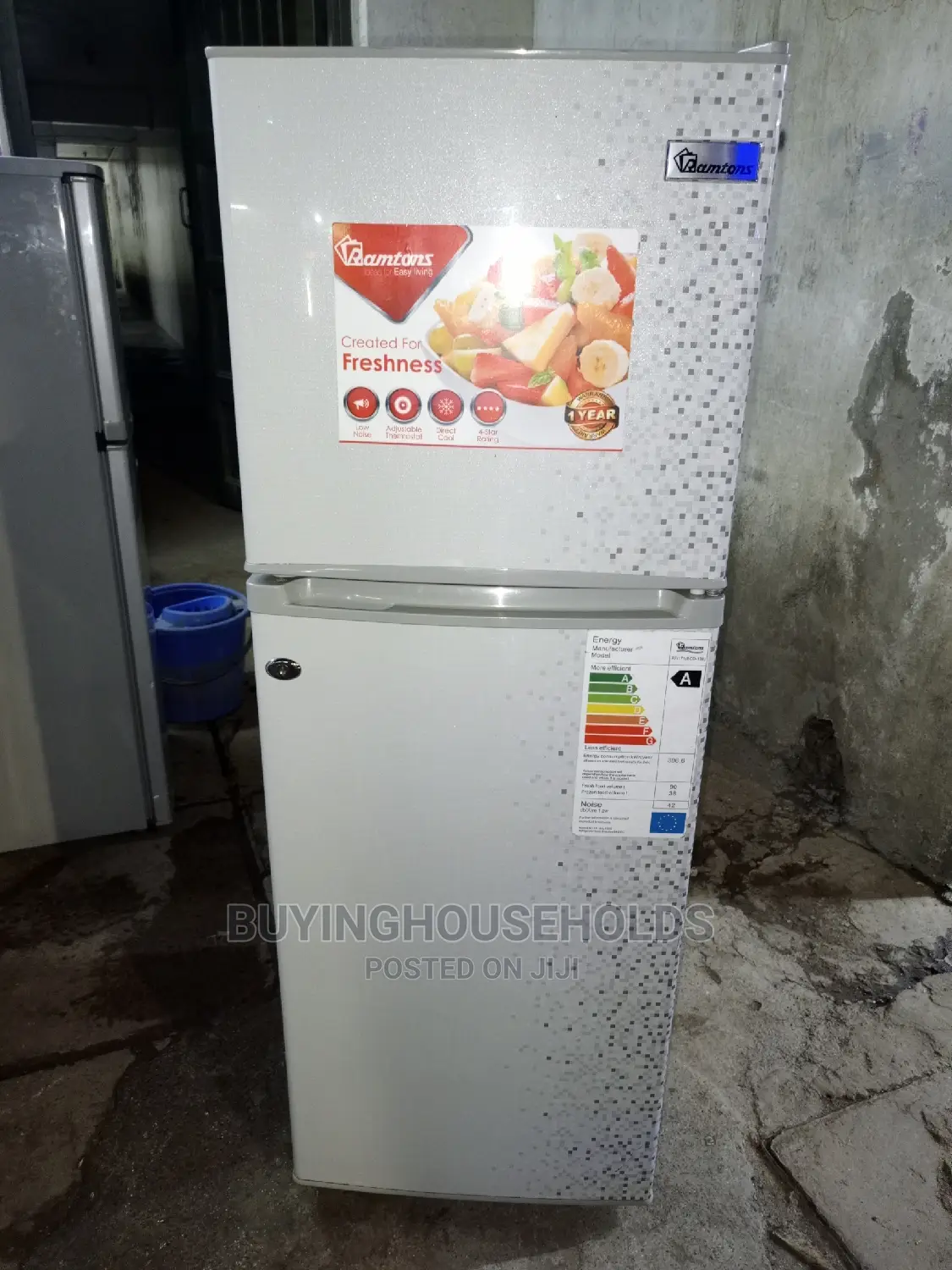 Ramtons 128L Two Door Fridge