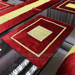 13pc Elegant Silky Table Runner Plus Placement Mats