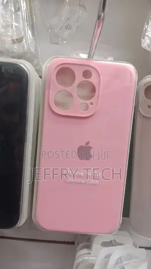 Phone Case Silicone Pink iPhone 14 Pro