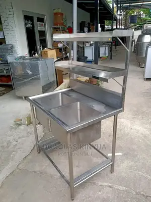 Double Bowl Washing Sink::