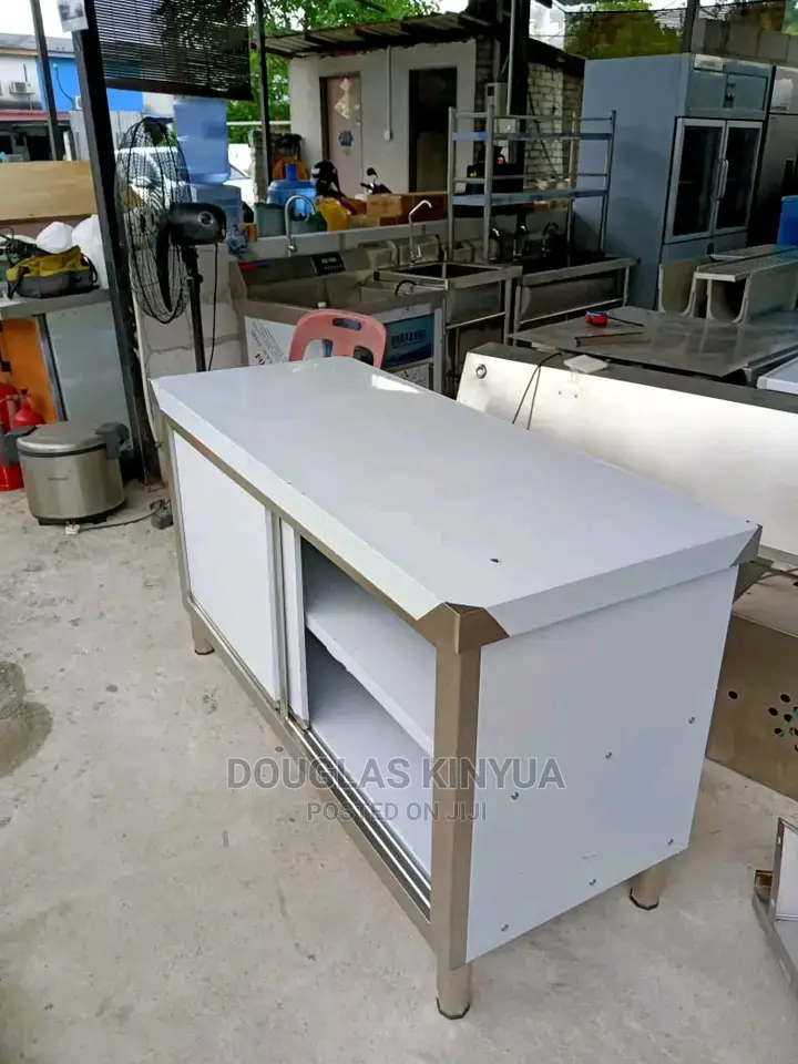Working Table Top Cabinet Stainless Steel::
