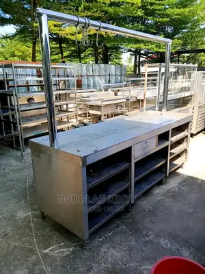 Stainless Steel Working Table Top Cabinet