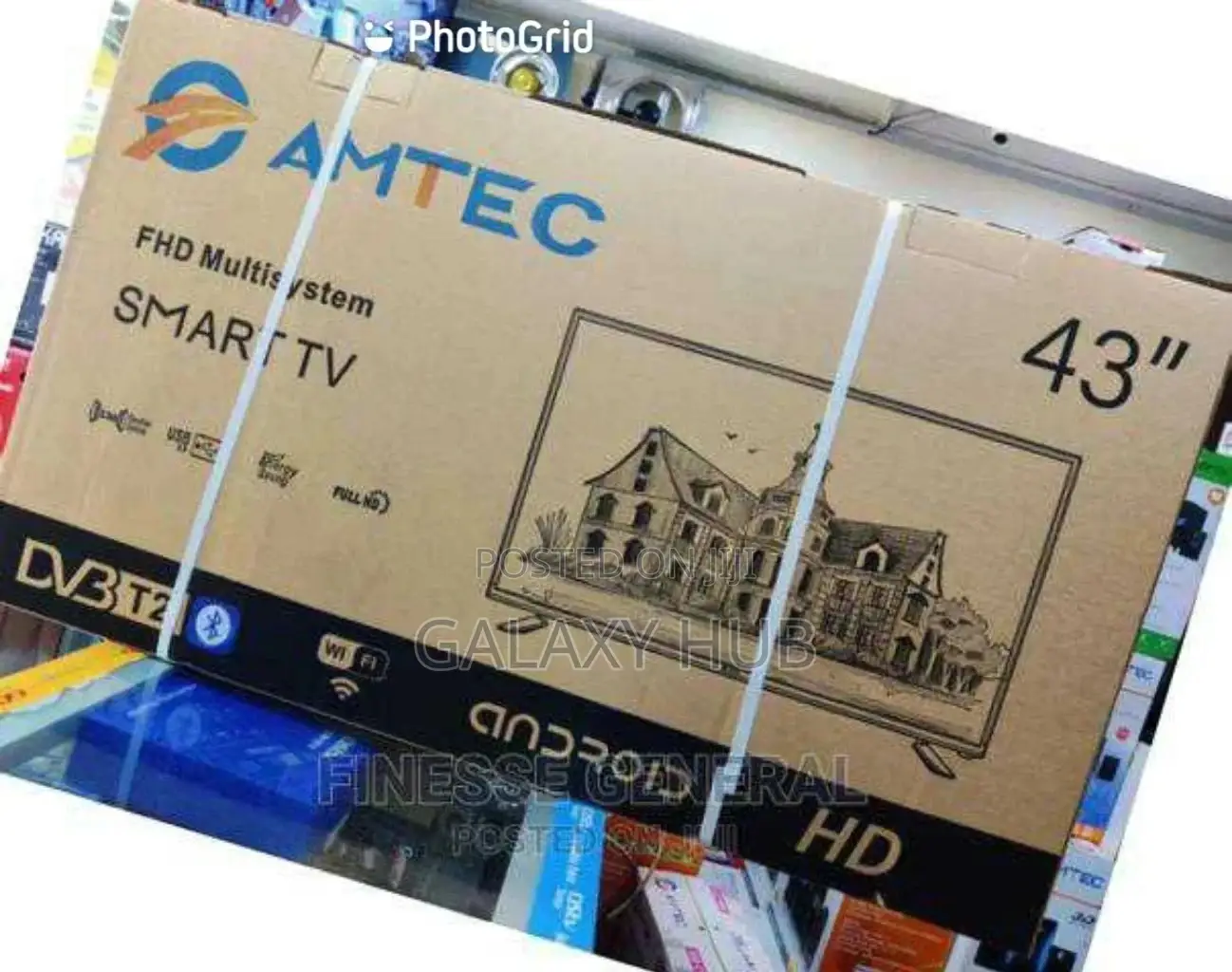 Amtec 43" Smart Tv With Bluetooth